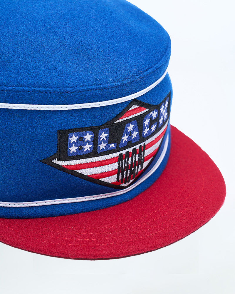 GOMD Pillbox Hat (Red + White + Blue)