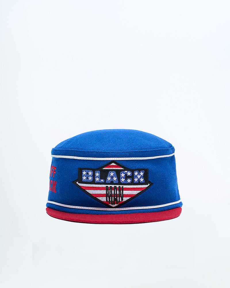 GOMD Pillbox Hat (Red + White + Blue)