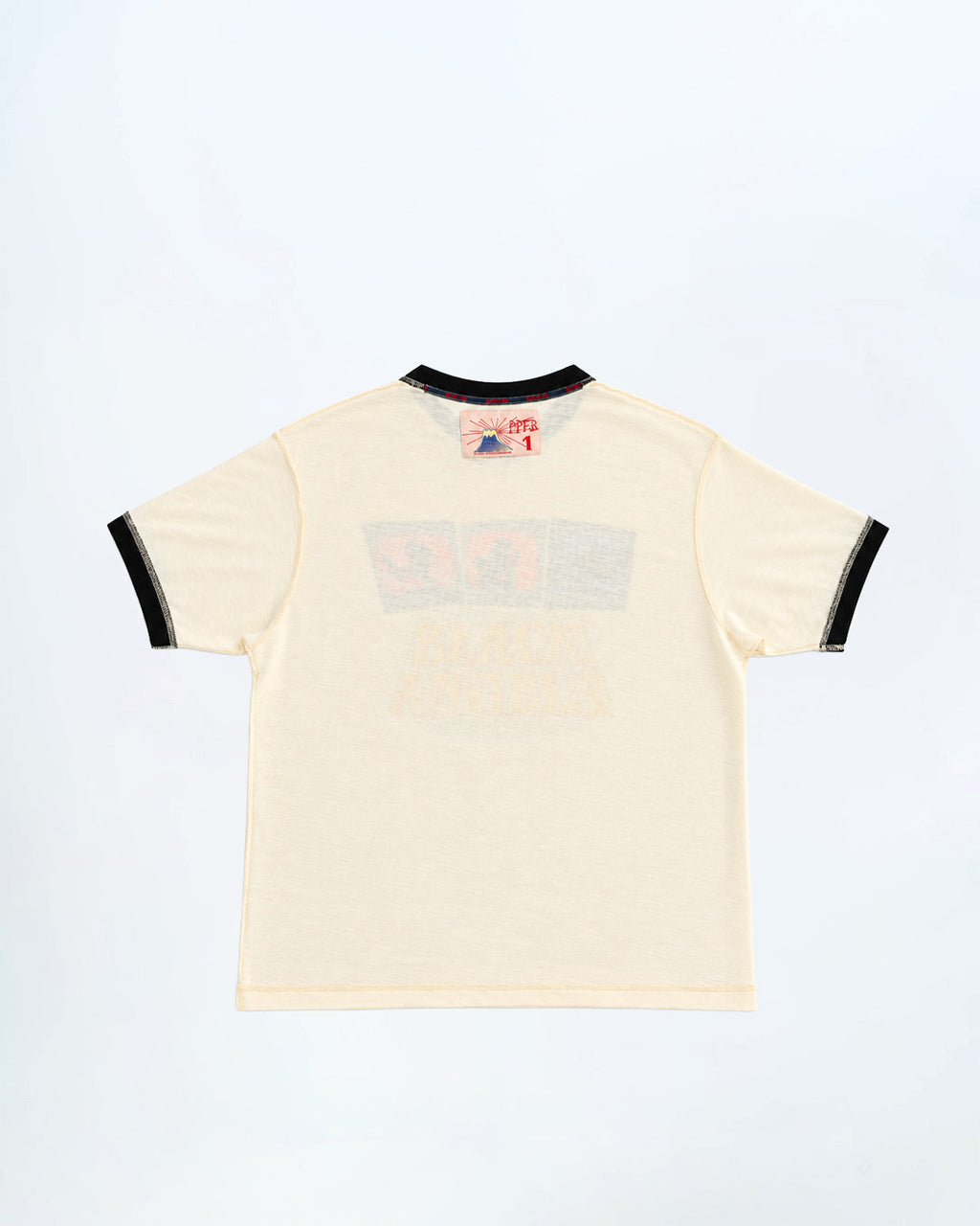 BLACK ANGELS AGED REVERSIBLE RINGER T-SHIRT