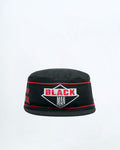 GOMD Pillbox Hat (Red + Black)