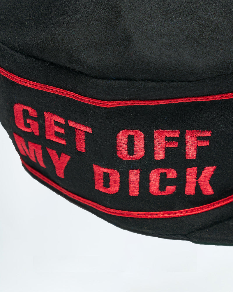 GOMD Pillbox Hat (Red + Black)