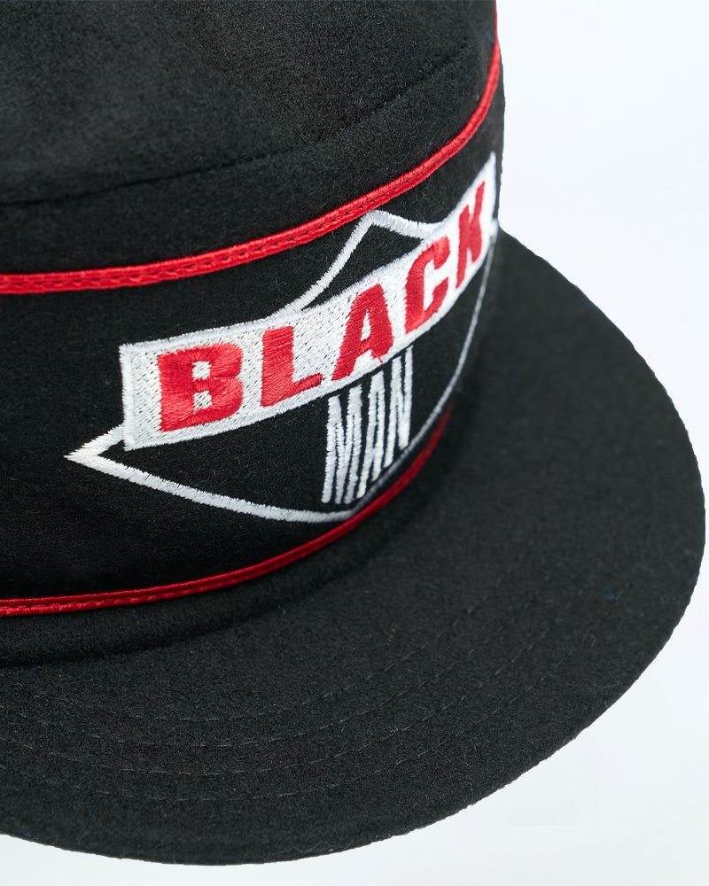 GOMD Pillbox Hat (Red + Black)