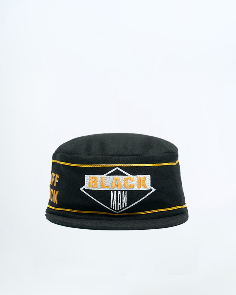 GOMD Pillbox Hat (Yellow + Black)