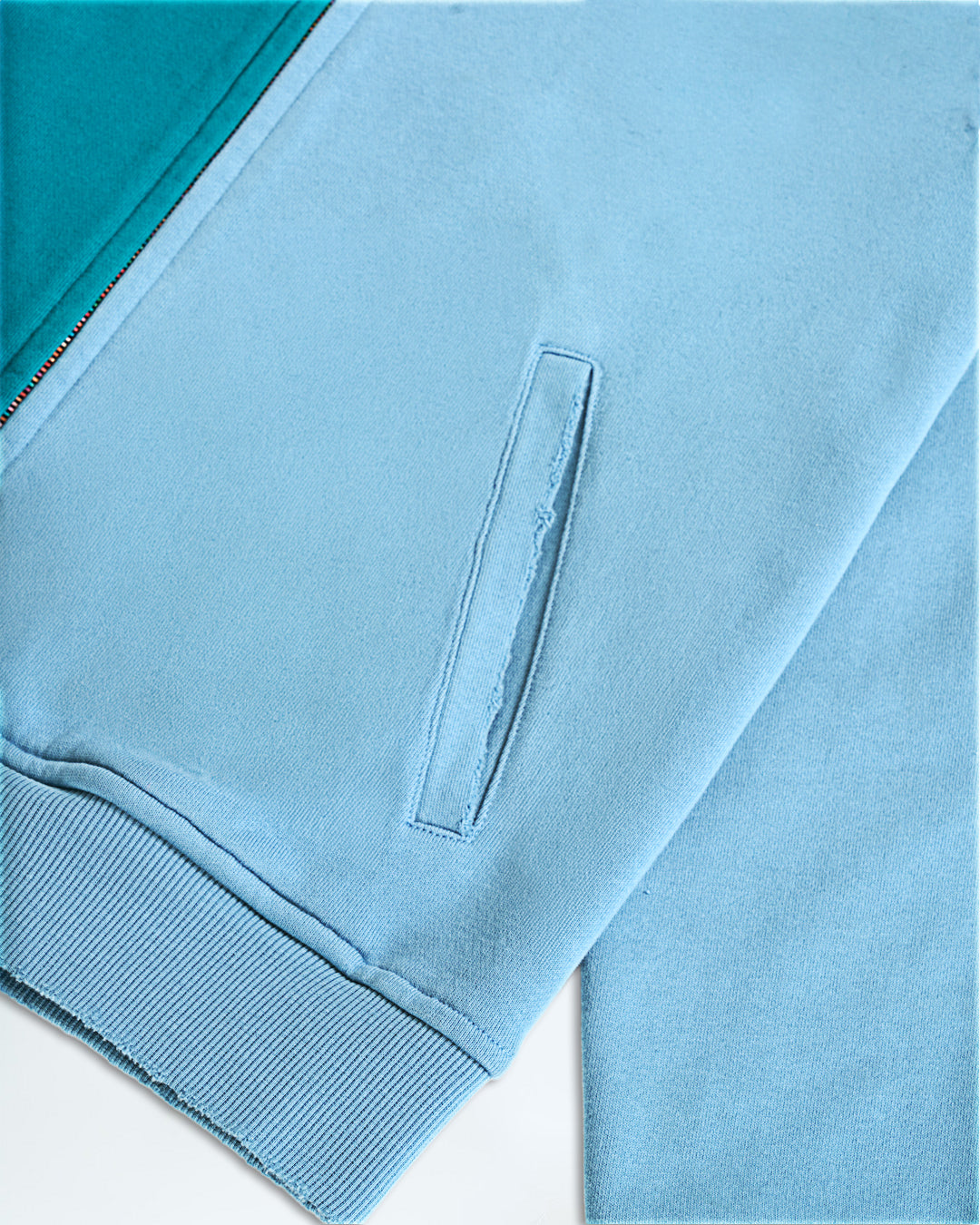TWO TONE ZIP UP JACKET  ***PRE-ORDER***