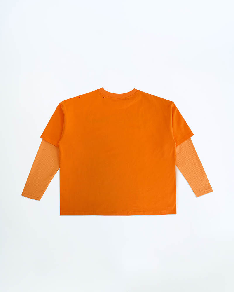 BLACKMAN MEETS MARLEY L/S (ORANGE)