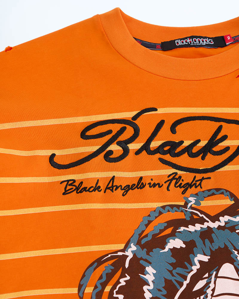 BLACKMAN MEETS MARLEY L/S (ORANGE)