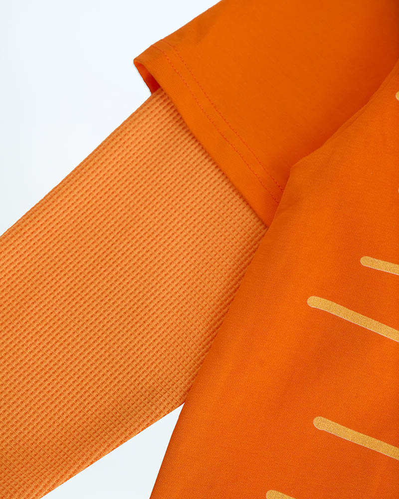 BLACKMAN MEETS MARLEY L/S (ORANGE)