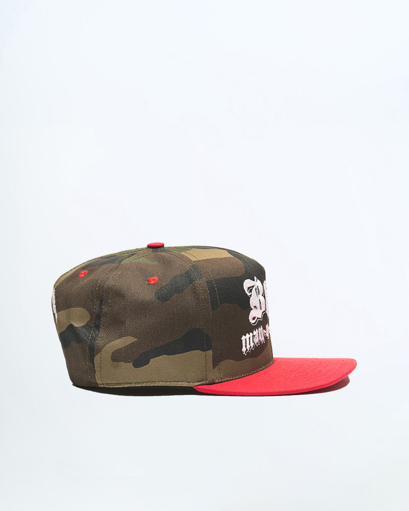 Black-man-n-harmony 5 panel hat
